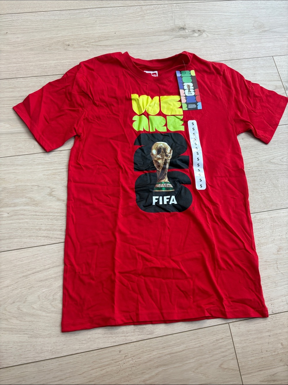 FIFA Red Graphic Short Sleeve Tee